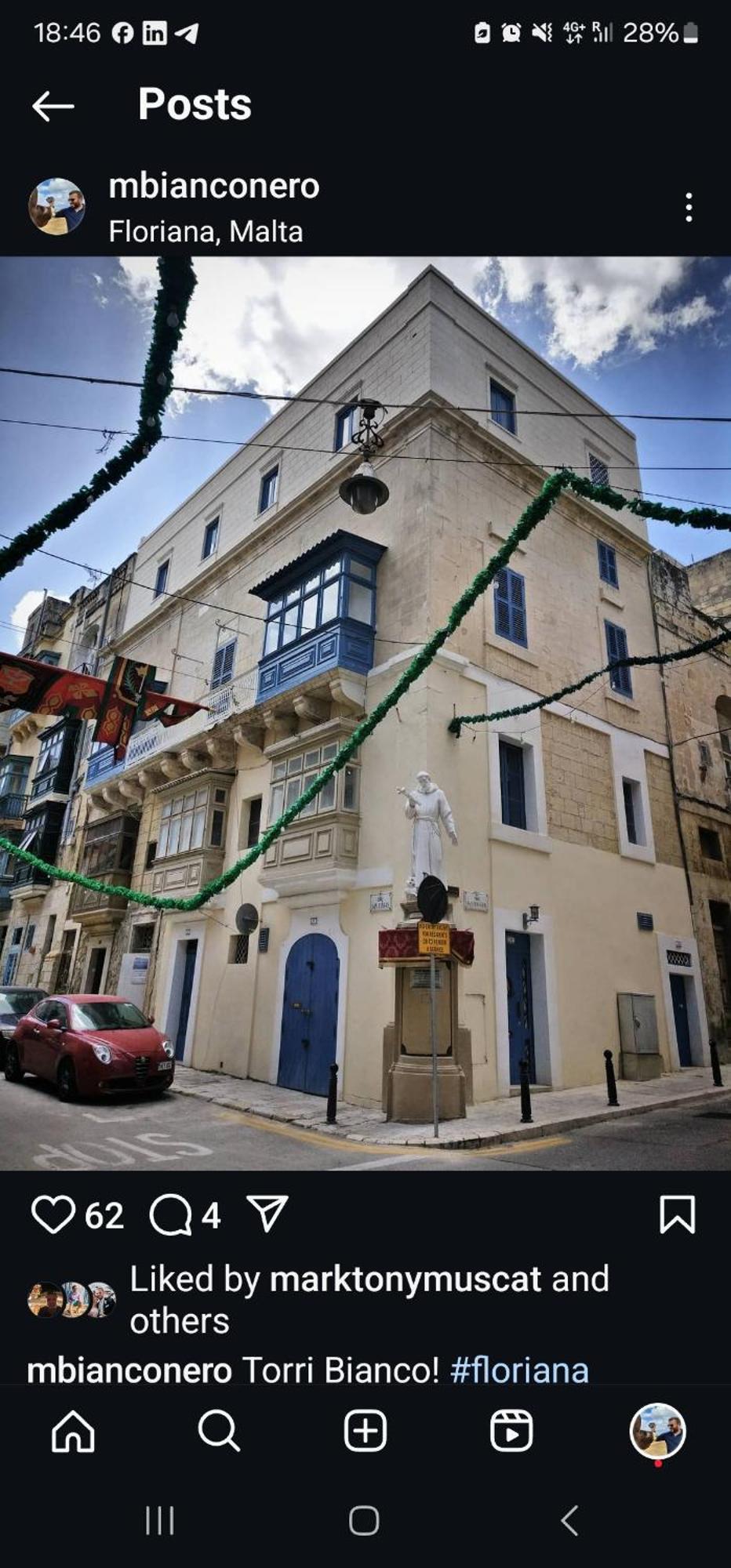 No 60, 3Rd Floor, Centrally Located, Fully Equipped Studio Apt Il Furjana Bagian luar foto